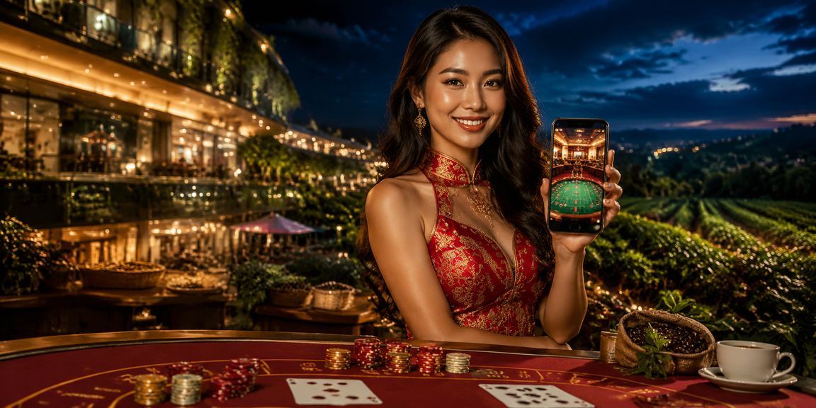 Người dùng Ninh Bình mặc áo dài truy cập xổ số và casino trực tuyến trên dn8