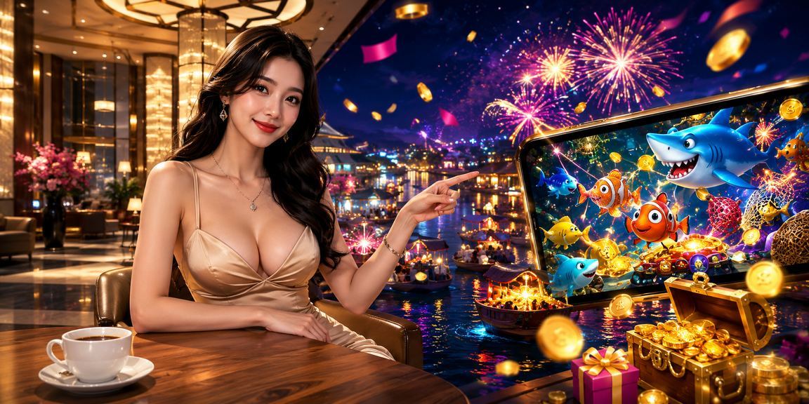 Người chơi Việt Nam thư giãn với cà phê và trò chơi bắn cá tại Cần Thơ