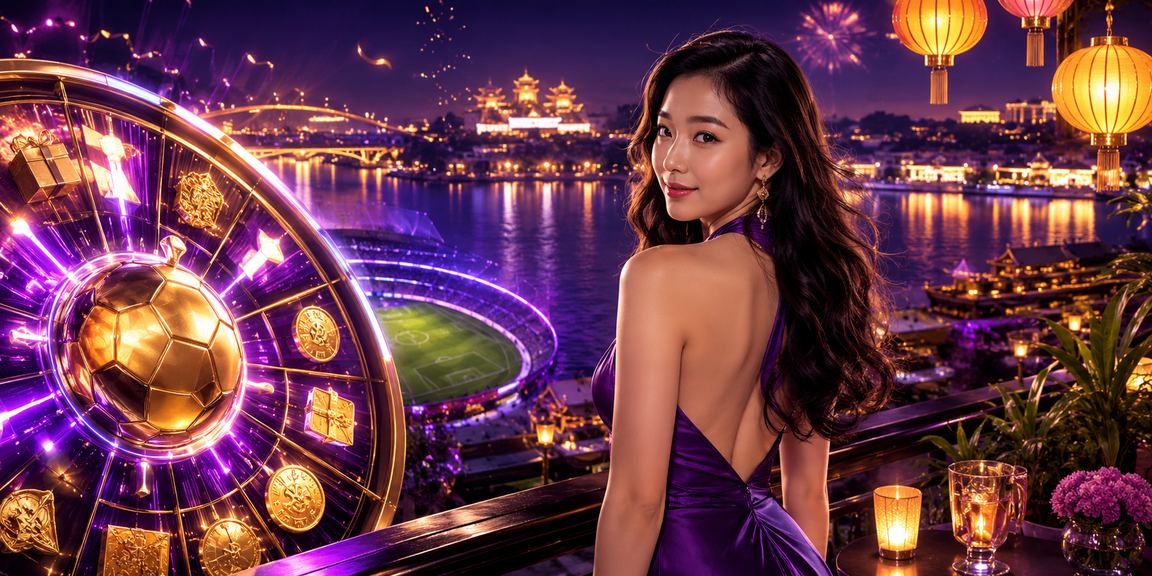Bàn roulette sòng bài tại Hội An với đèn lồng truyền thống Việt Nam